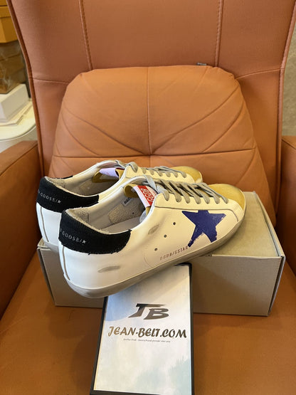 Zapatillas Golden Goose Superstar blancas y azules