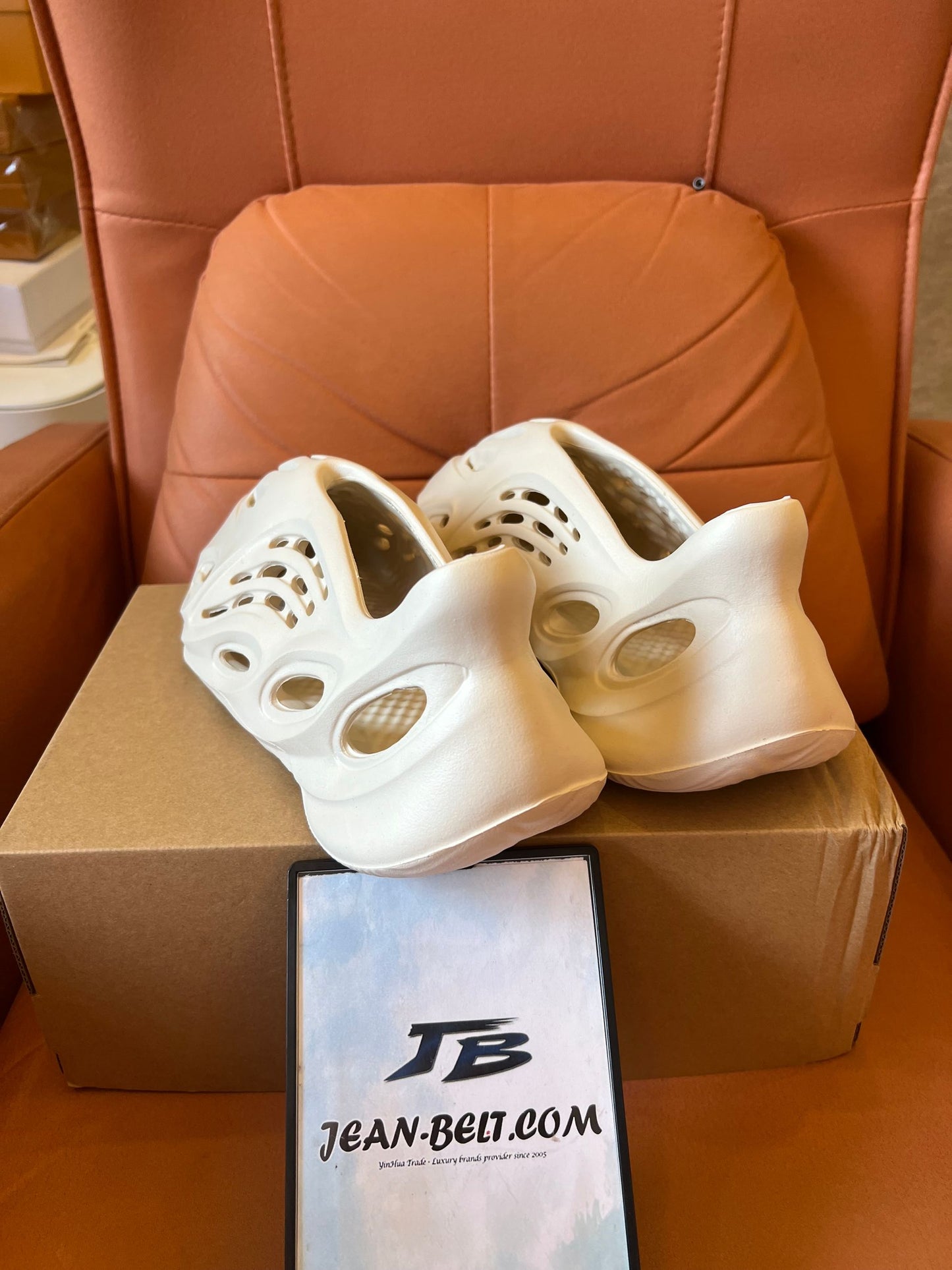 Adidas Yeezy Foam Runner - Classic Sand and White