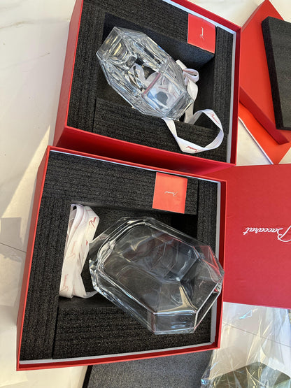 Baccarat Crystal Decorative Vase in Signature Red Box