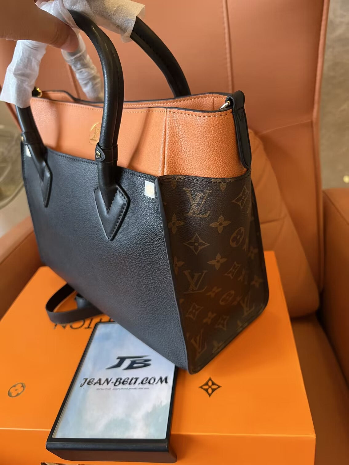 Bolso Louis Vuitton en mi bolso lateral