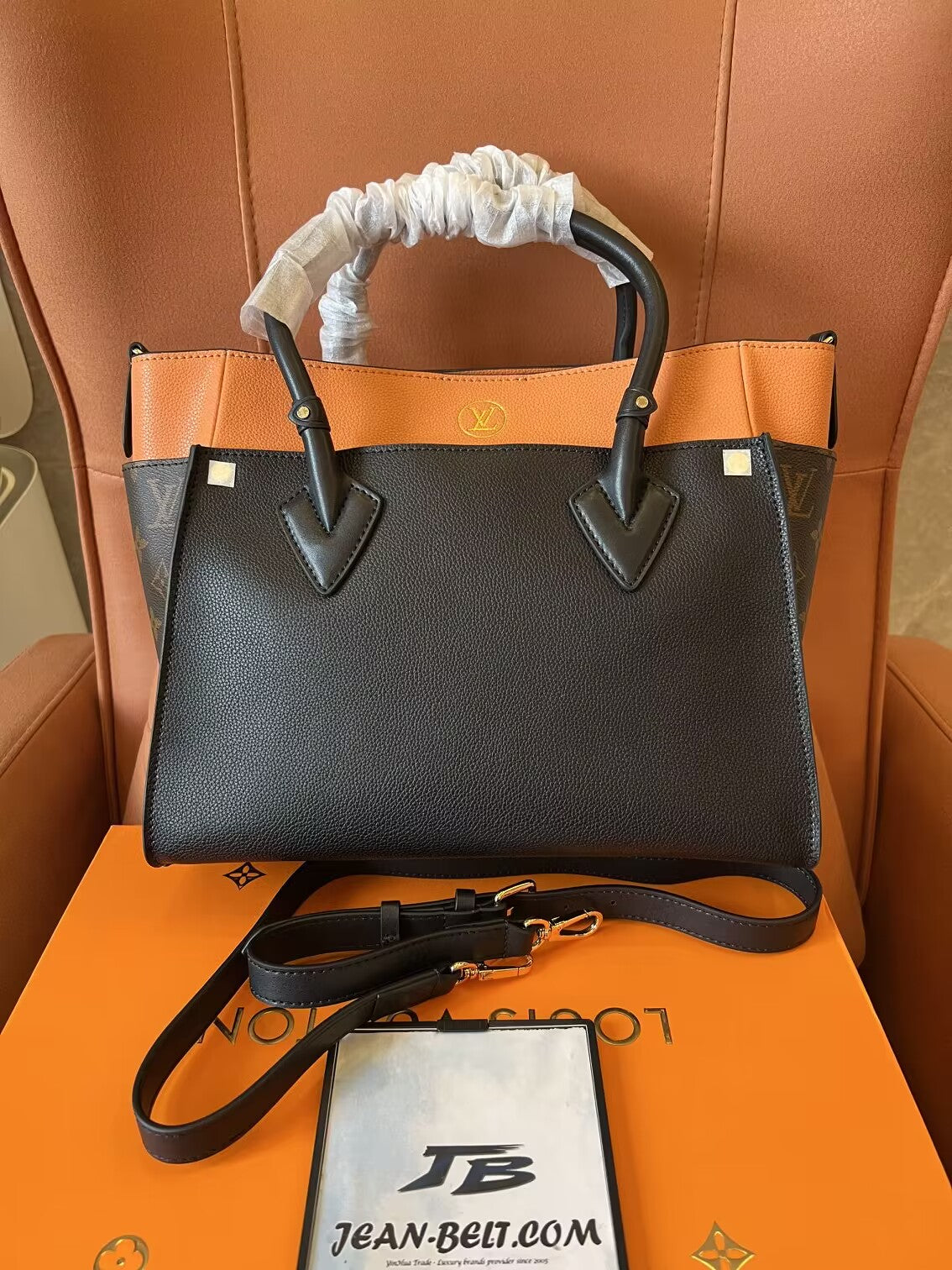 Bolso Louis Vuitton en mi bolso lateral