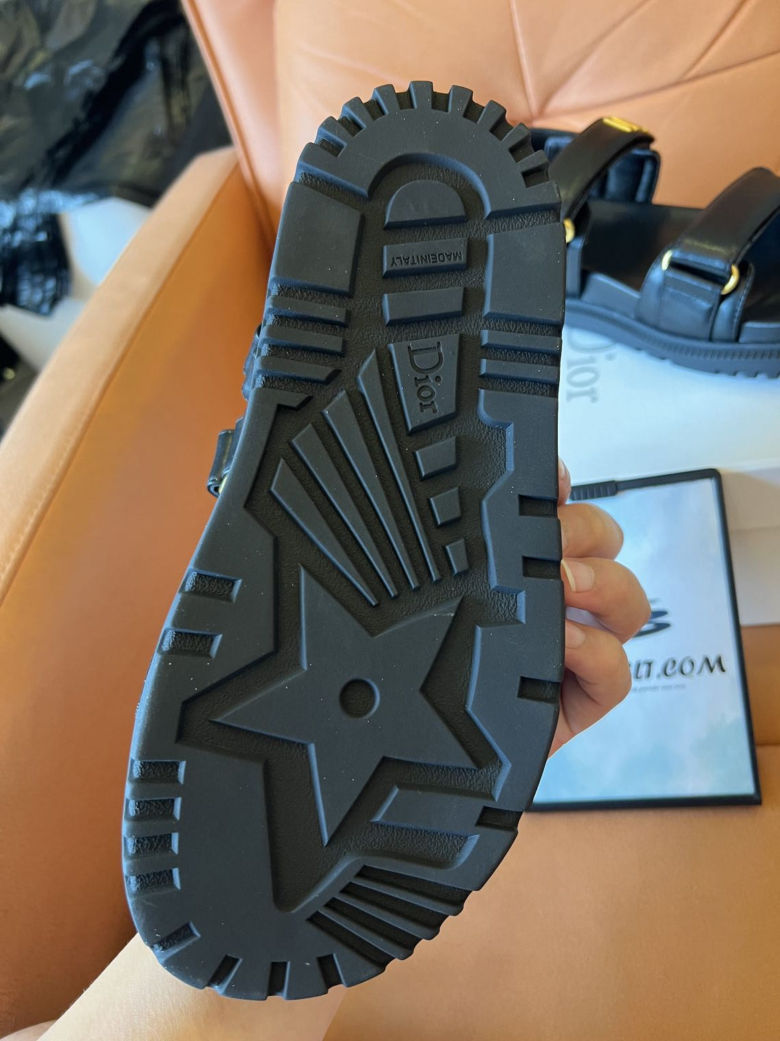 Sandalias DiorAct de piel para mujer de Christian Dior