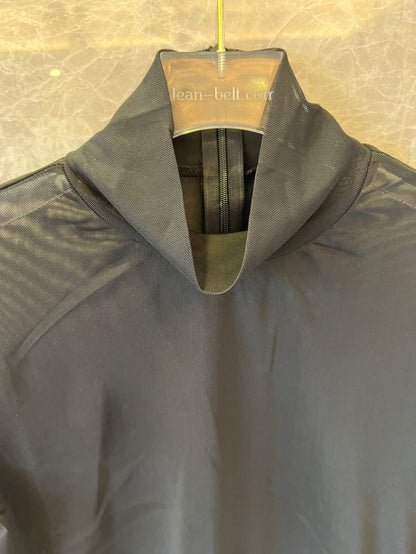Conjunto de top curto e saia Dolce &amp; Gabbana com cós alto e logo preto