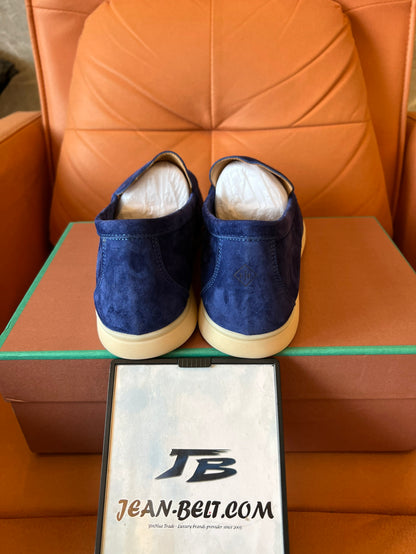Mocasines Loro Piana unisex en color azul