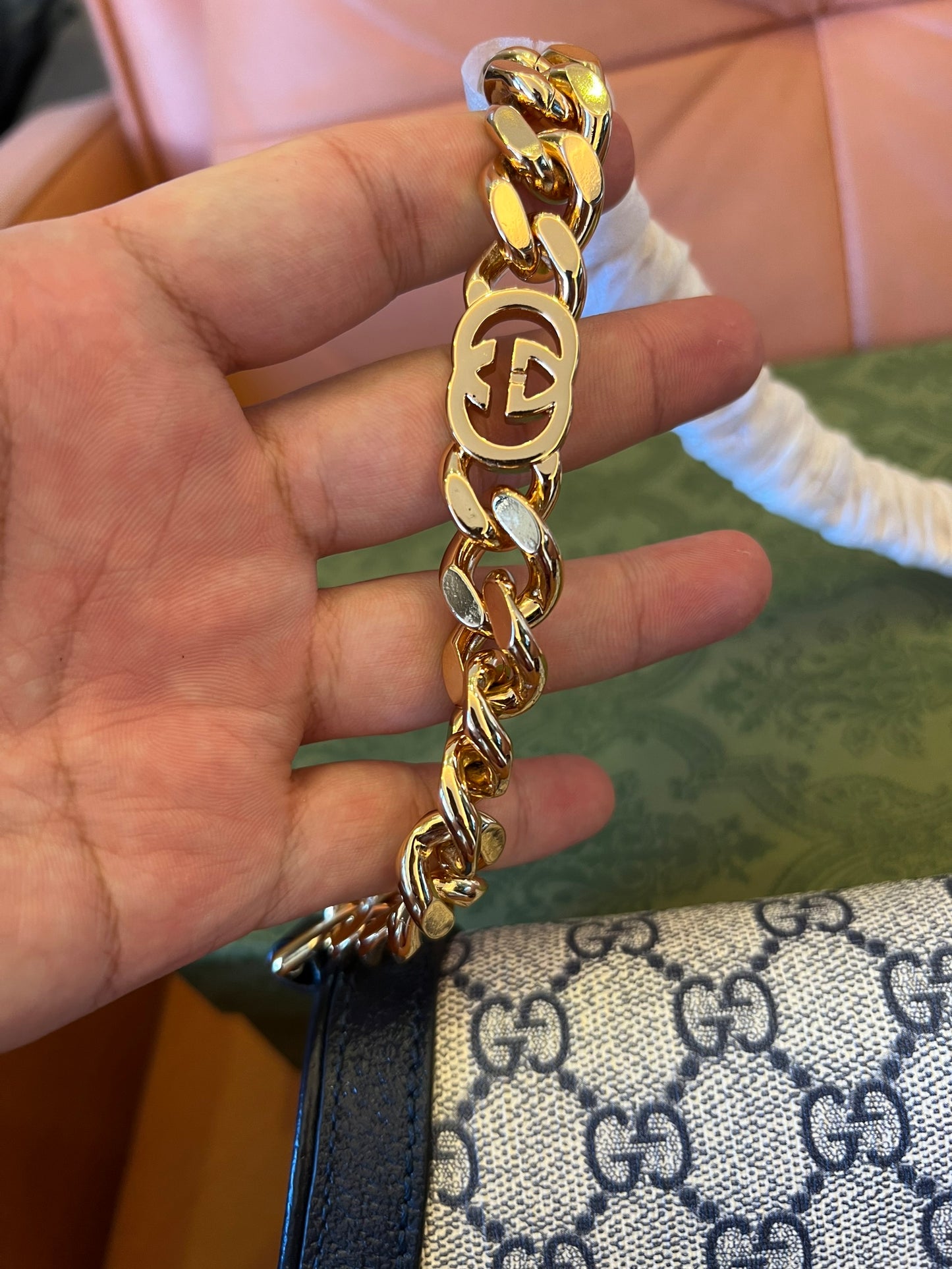 Sac à main Gucci blondie réplique miroir