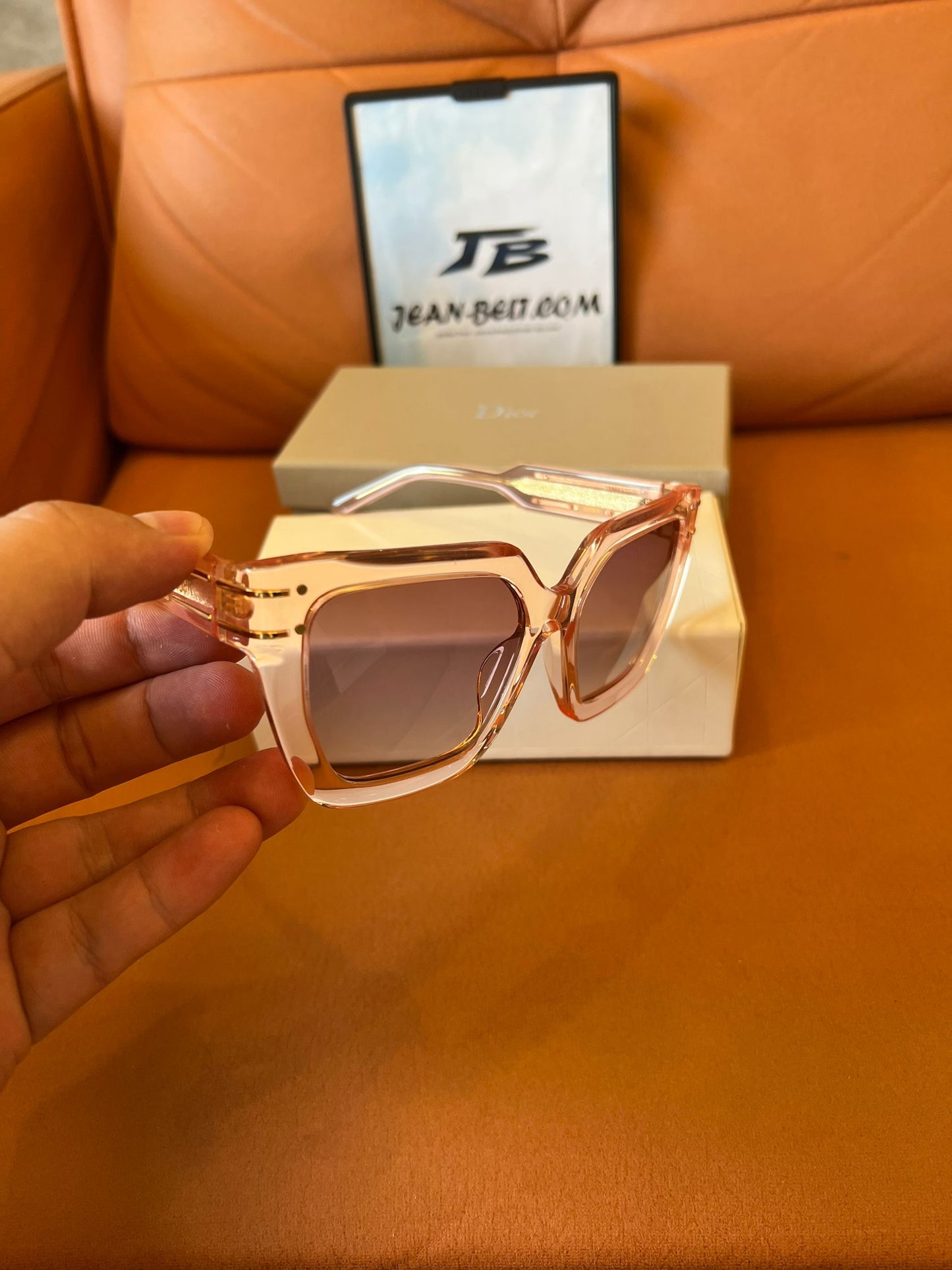 Christian Dior Butterfly Pink Sunglasses - Gradient Lens