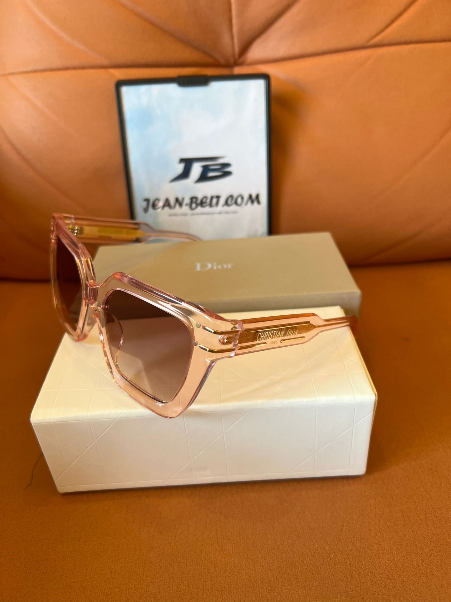 Christian Dior Butterfly Pink Sunglasses - Gradient Lens