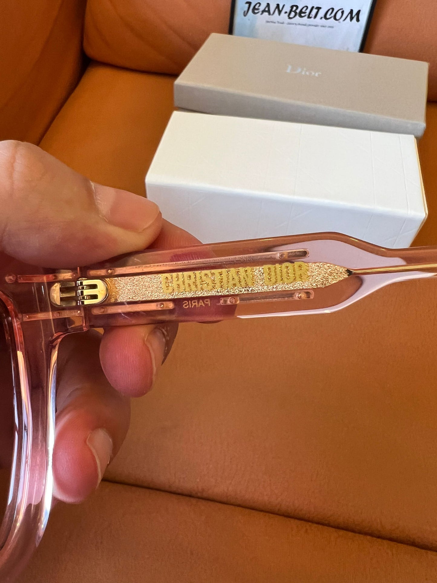 Christian Dior Butterfly Pink Sunglasses - Gradient Lens