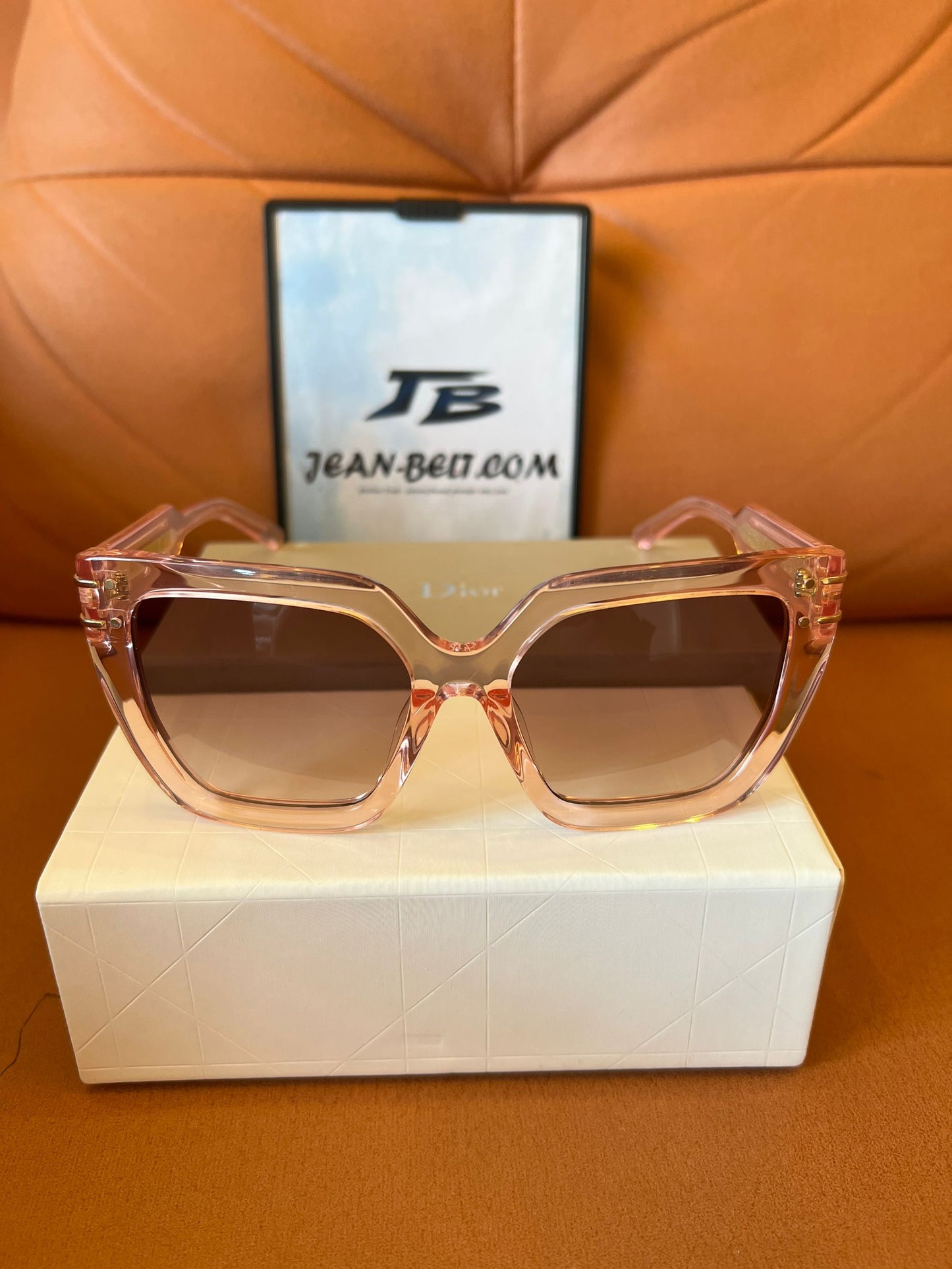 Christian Dior Butterfly Pink Sunglasses - Gradient Lens
