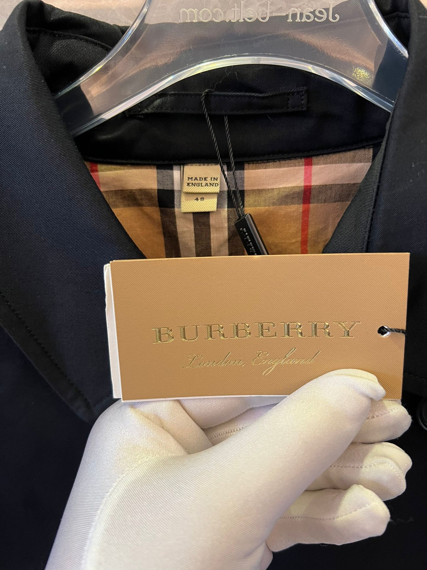 Burberry Classic Black Double-Breasted Trench Coat
