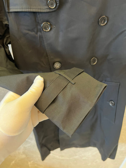 Burberry Classic Black Double-Breasted Trench Coat