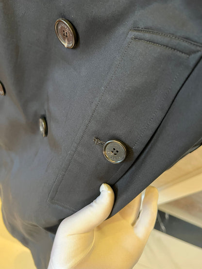 Burberry Classic Black Double-Breasted Trench Coat