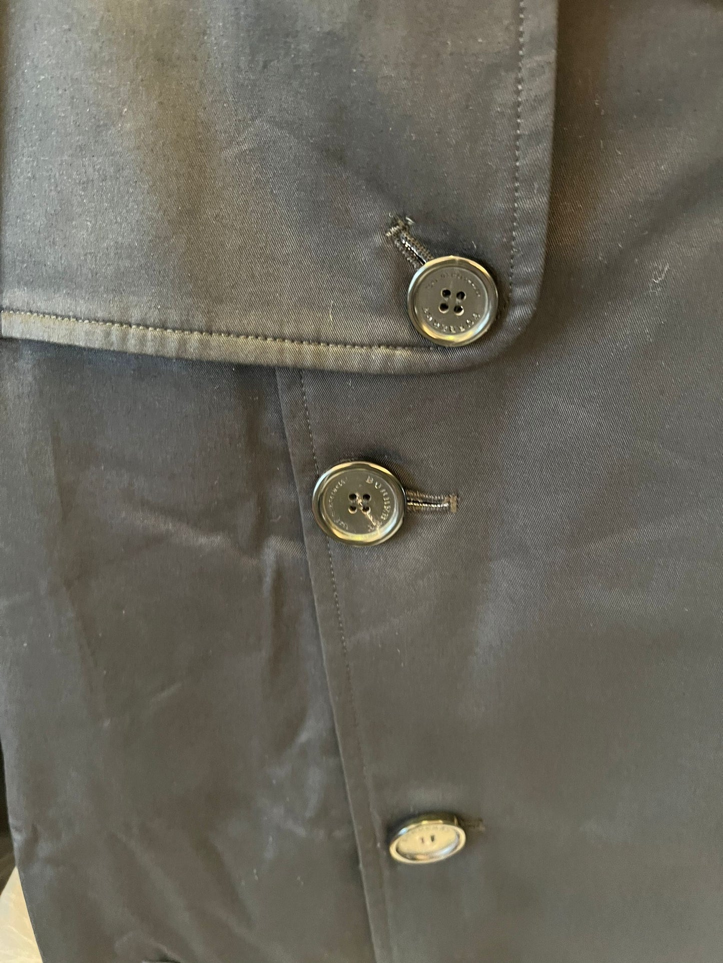 Burberry Classic Black Double-Breasted Trench Coat