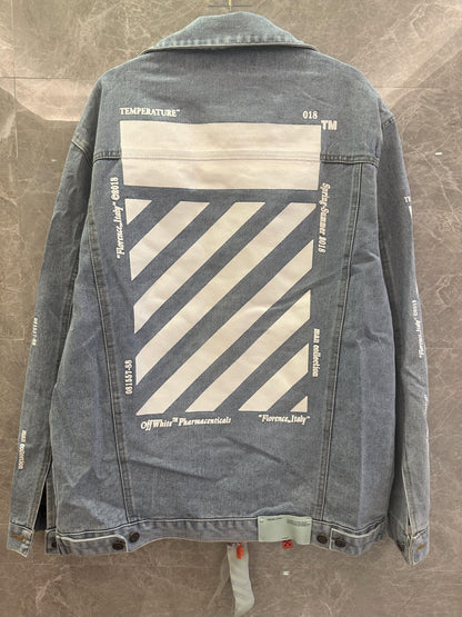 Off-White™ temperature denim jacket – spring/summer 2018 collection
