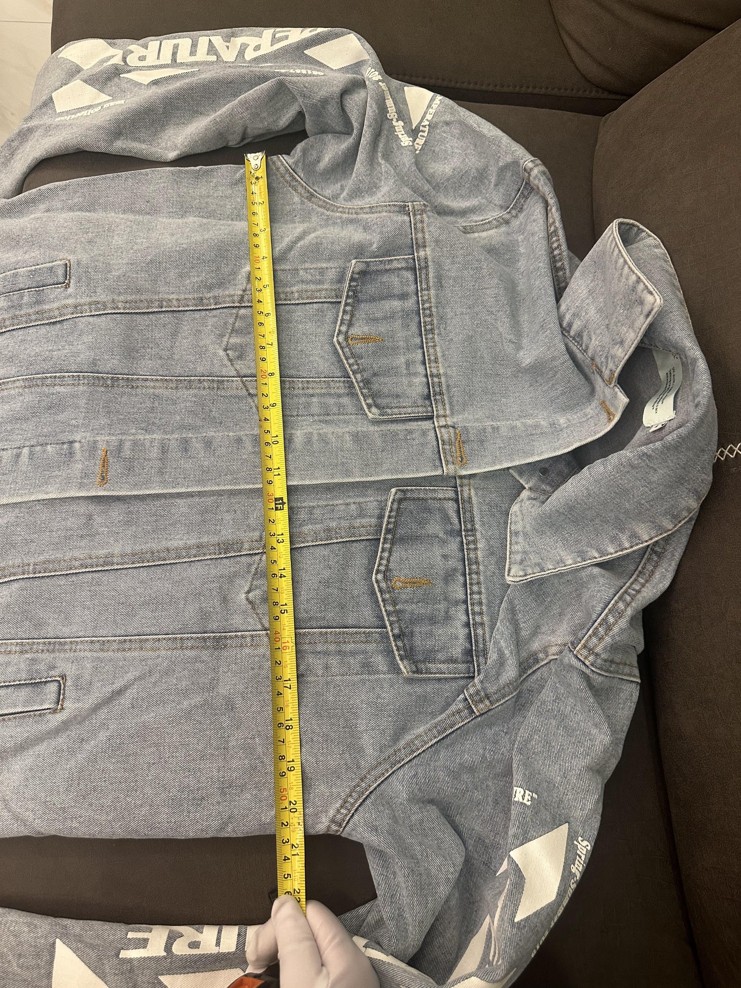 Off-White™ temperature denim jacket – spring/summer 2018 collection