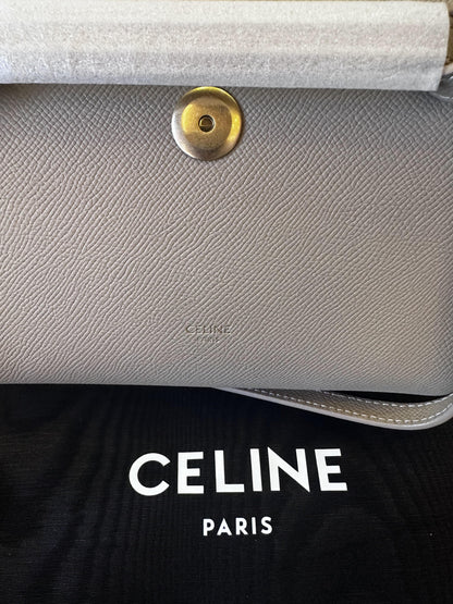 Celine Grained Calfskin Nano Belt Bag Light Taupe