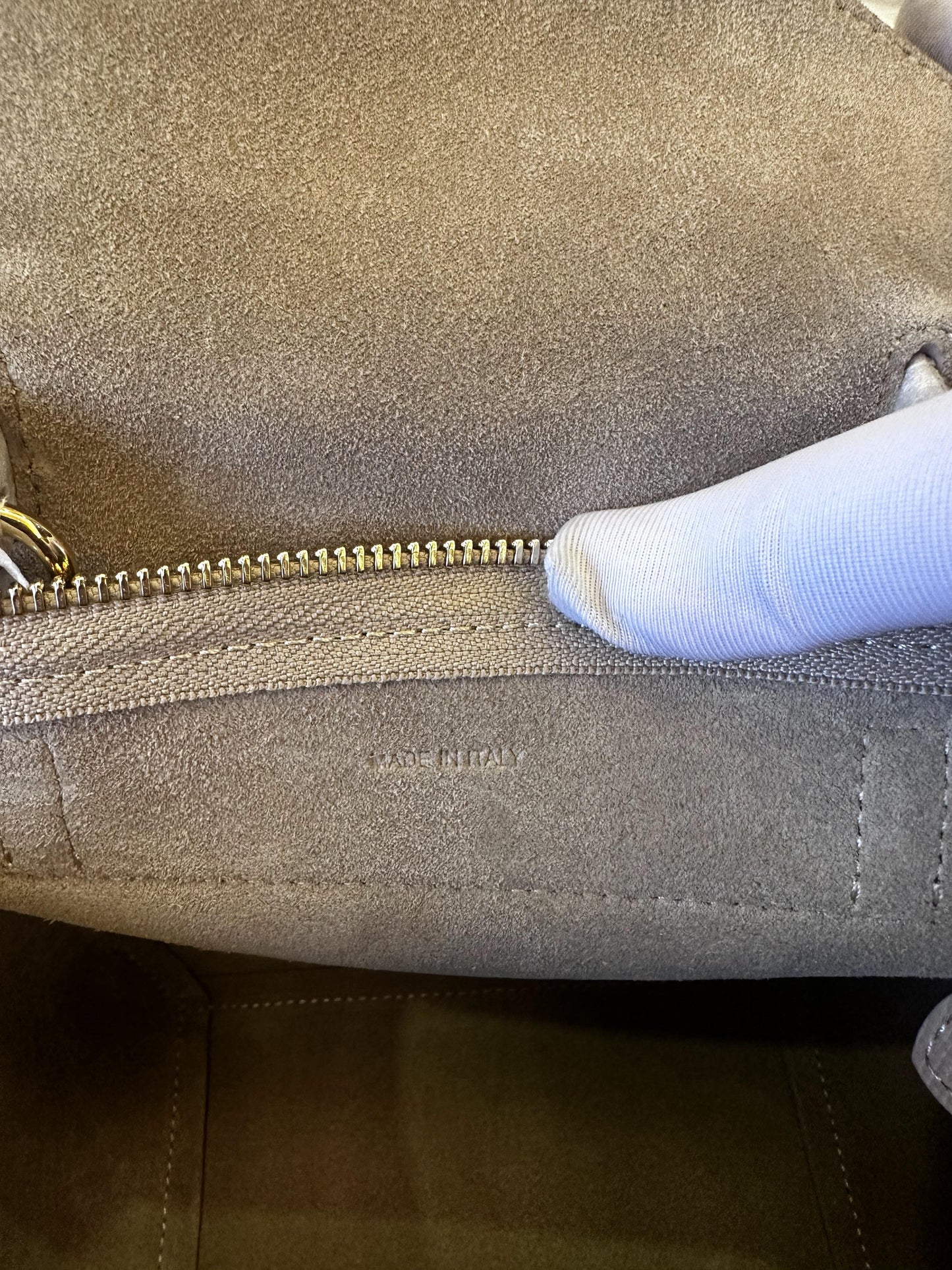 Celine Grained Calfskin Nano Belt Bag Light Taupe