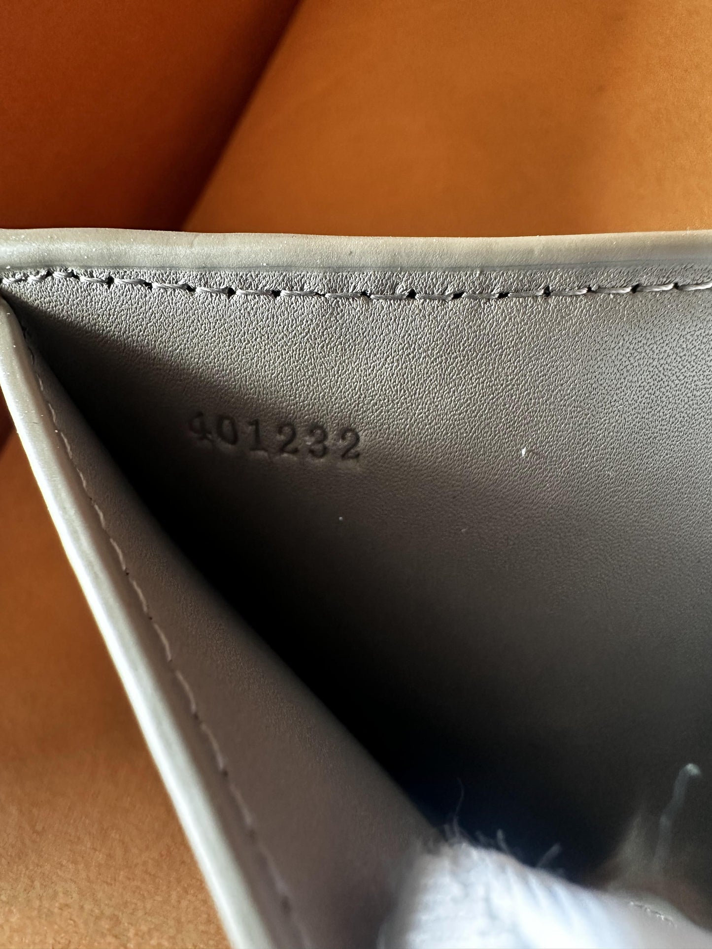 Celine Triomphe compact wallet – gray