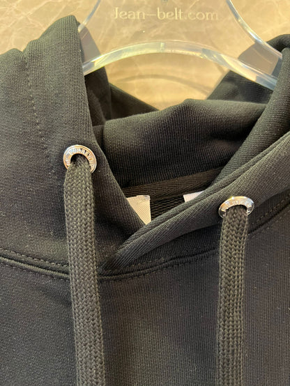 Burberry Black Hoodie with Classic Equestrian Knight Logo