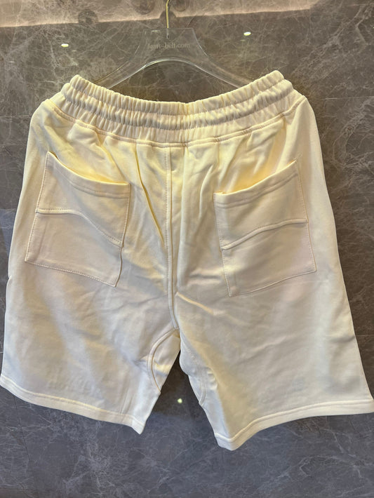 Shorts brancos com cordão e logotipo Rhude x McLaren