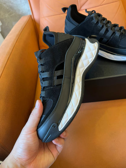 Sapatilhas Chanel Quilted Sole Pretas