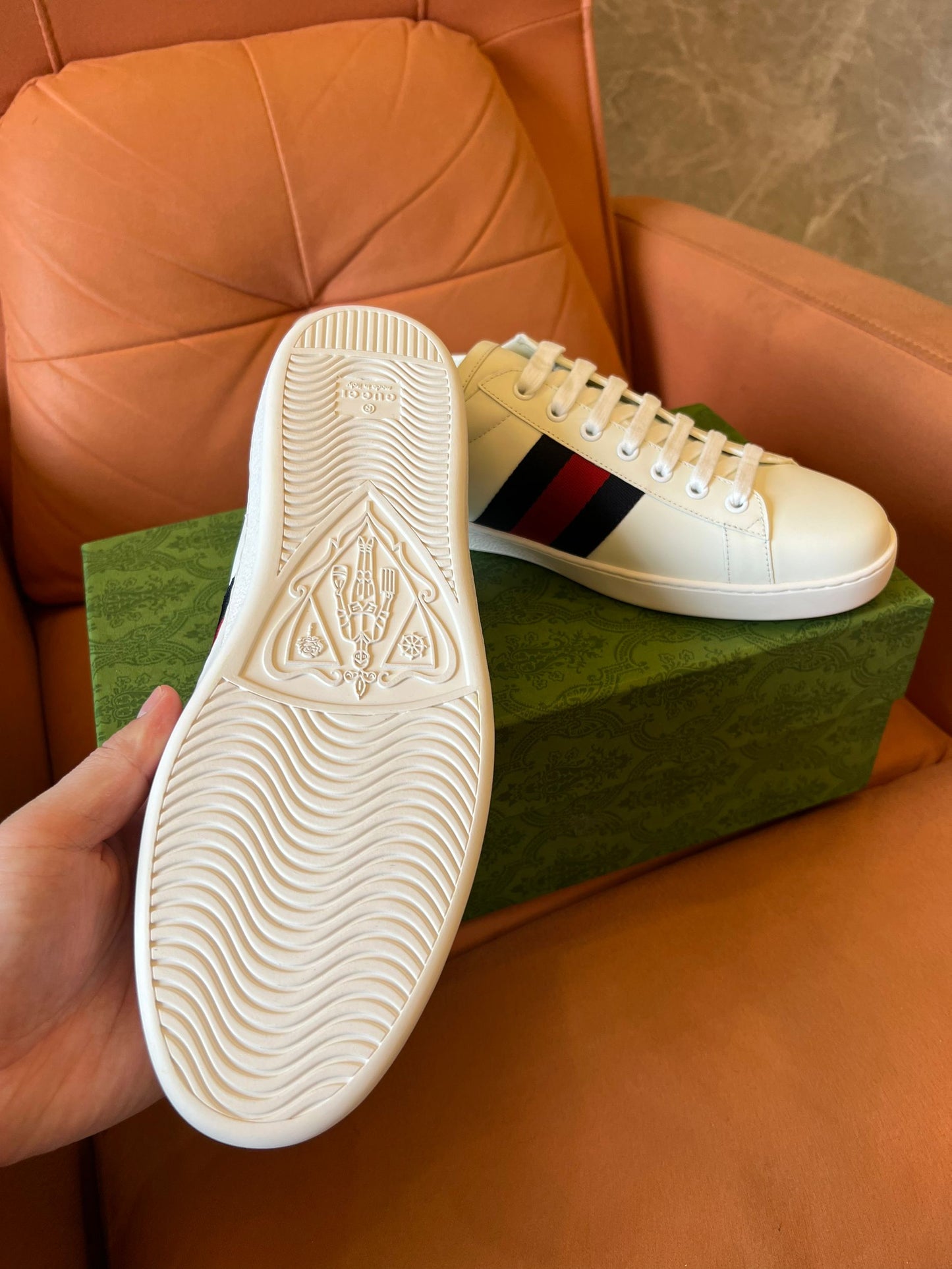 Tênis Gucci Ace branco