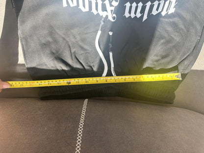 Palm Angels black cottonsweatpants with signature logo design