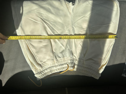 Shorts brancos com cordão e logotipo Rhude x McLaren