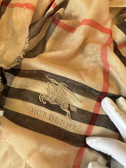 Burberry Classic Check Pattern Scarf