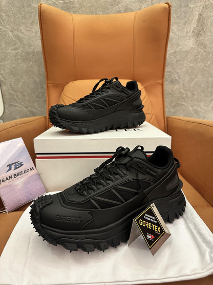 Moncler Trailgrip GTX sneakers in black with Gore-Tex