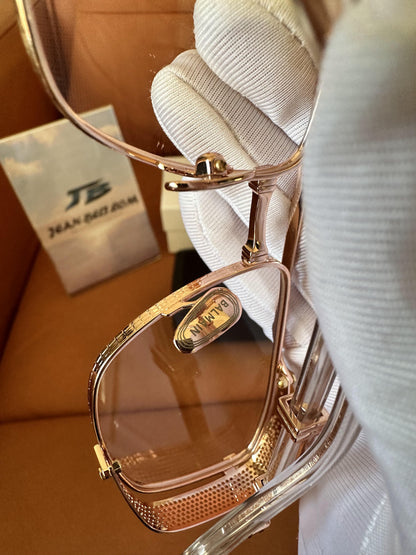 Balmain B-Vintage Eyeglasses - Rose Gold Frame