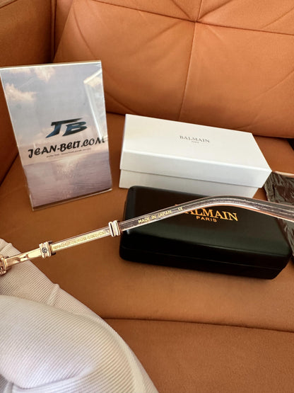 Balmain B-Vintage Eyeglasses - Rose Gold Frame