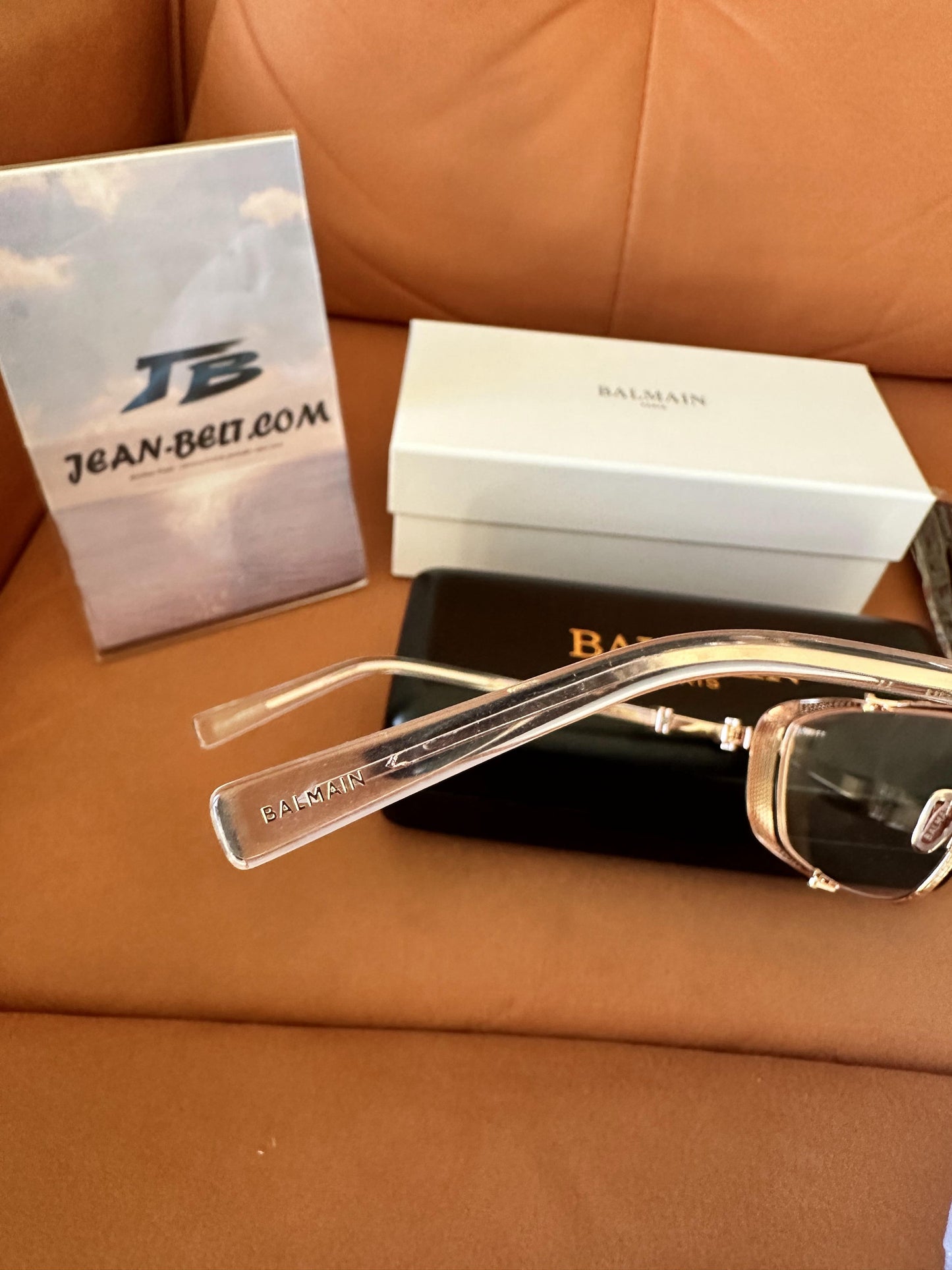 Balmain B-Vintage Eyeglasses - Rose Gold Frame