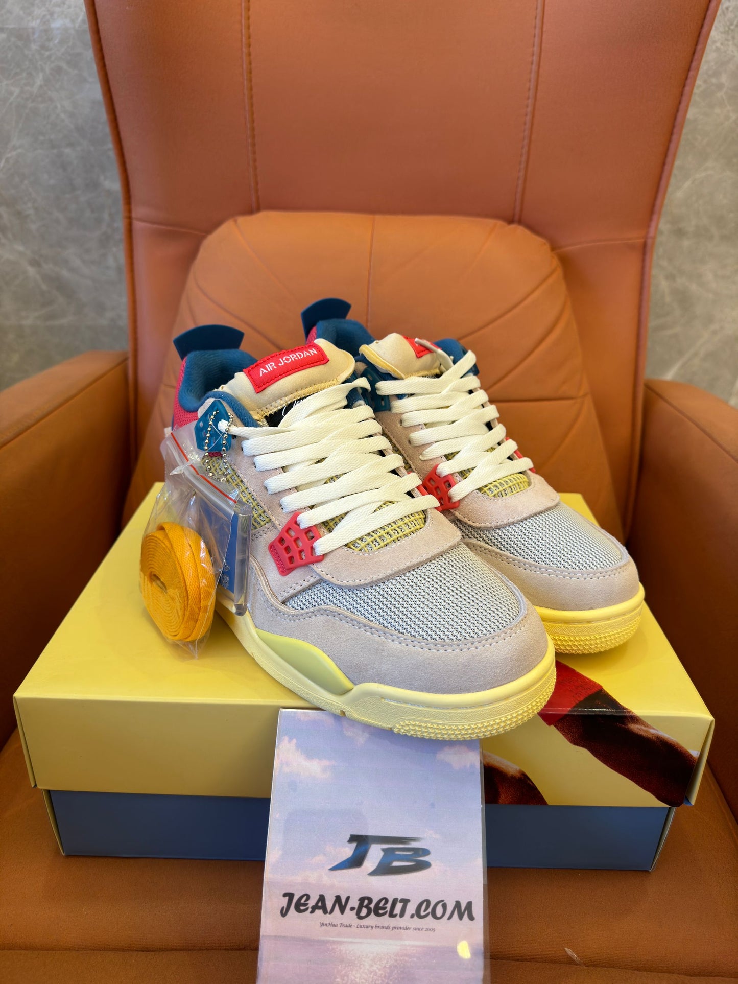 Air Jordan 4 Union Guava Ice Limited Edition Collaborative Sneakers