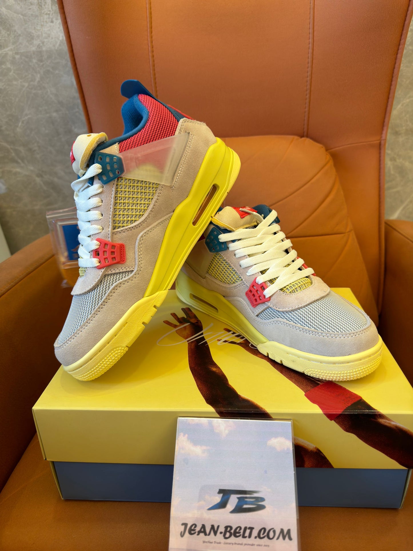 Air Jordan 4 Union Guava Ice Limited Edition Collaborative Sneakers