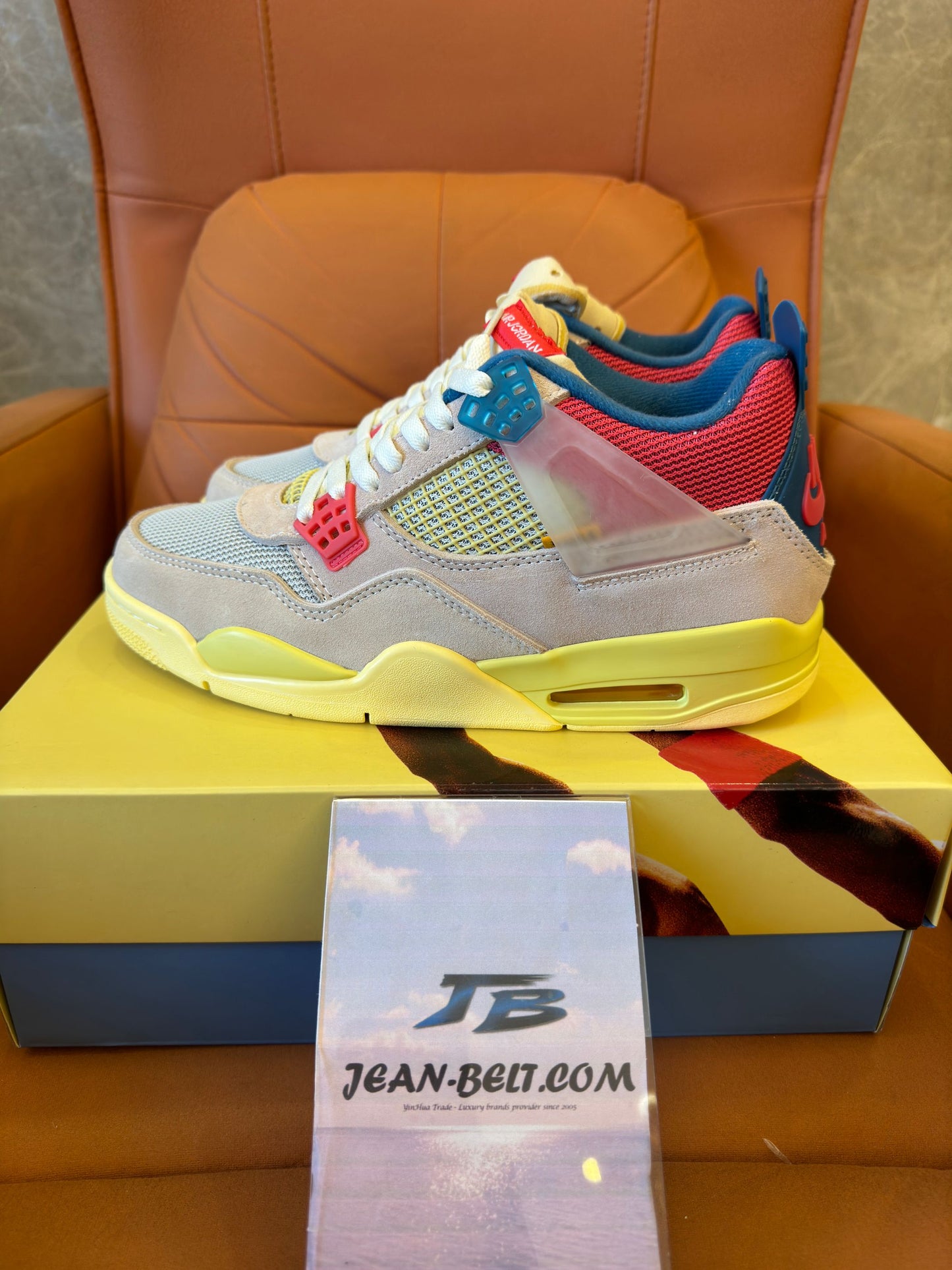 Air Jordan 4 Union Guava Ice Limited Edition Collaborative Sneakers