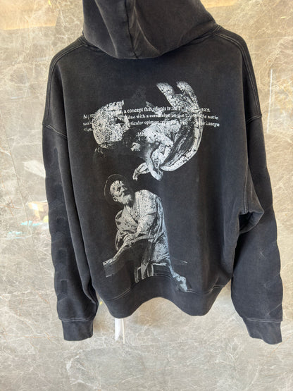 Off-White oversized graphic print hoodie
