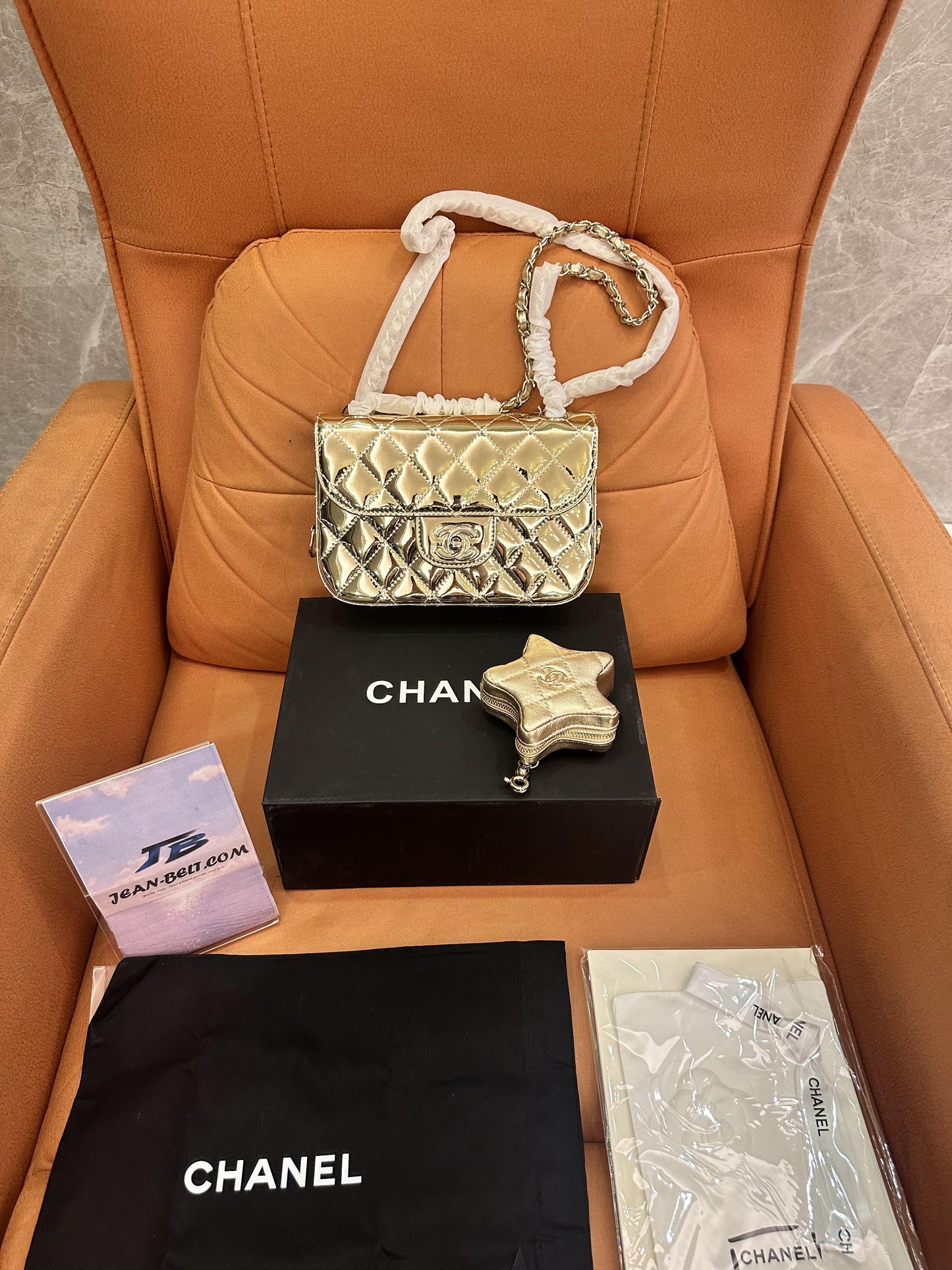 Chanel 24C Mini Flap Bag & Star Coin Purse
