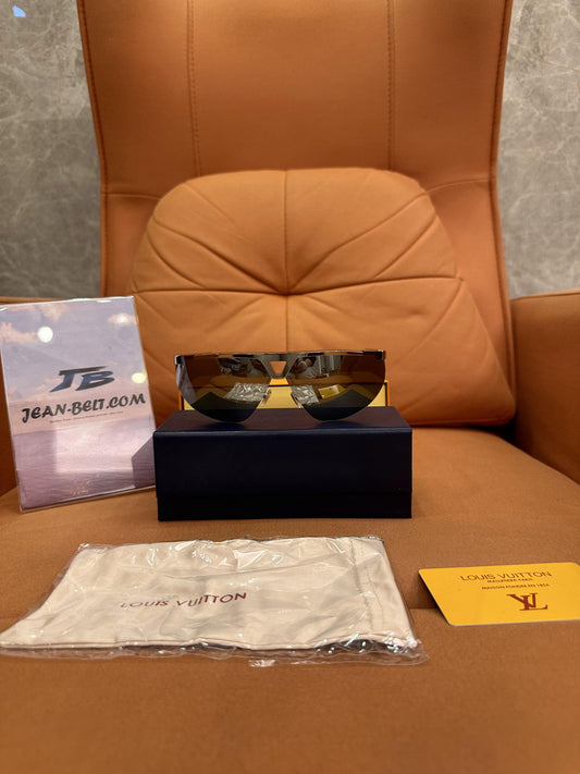 Óculos de sol Louis Vuitton 1.1 Millionaire - moldura de metal com monograma