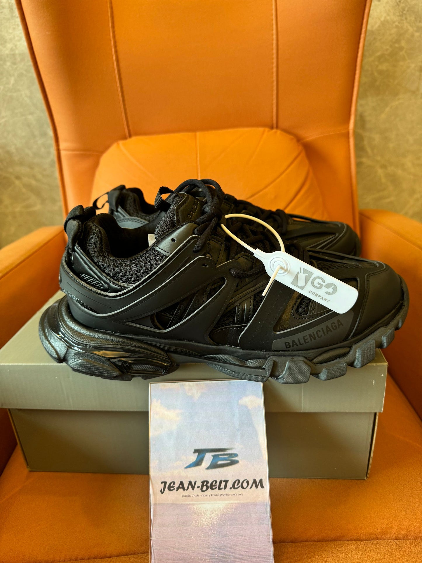Balenciaga Track 2 All-Black Mesh & Nylon Sneakers