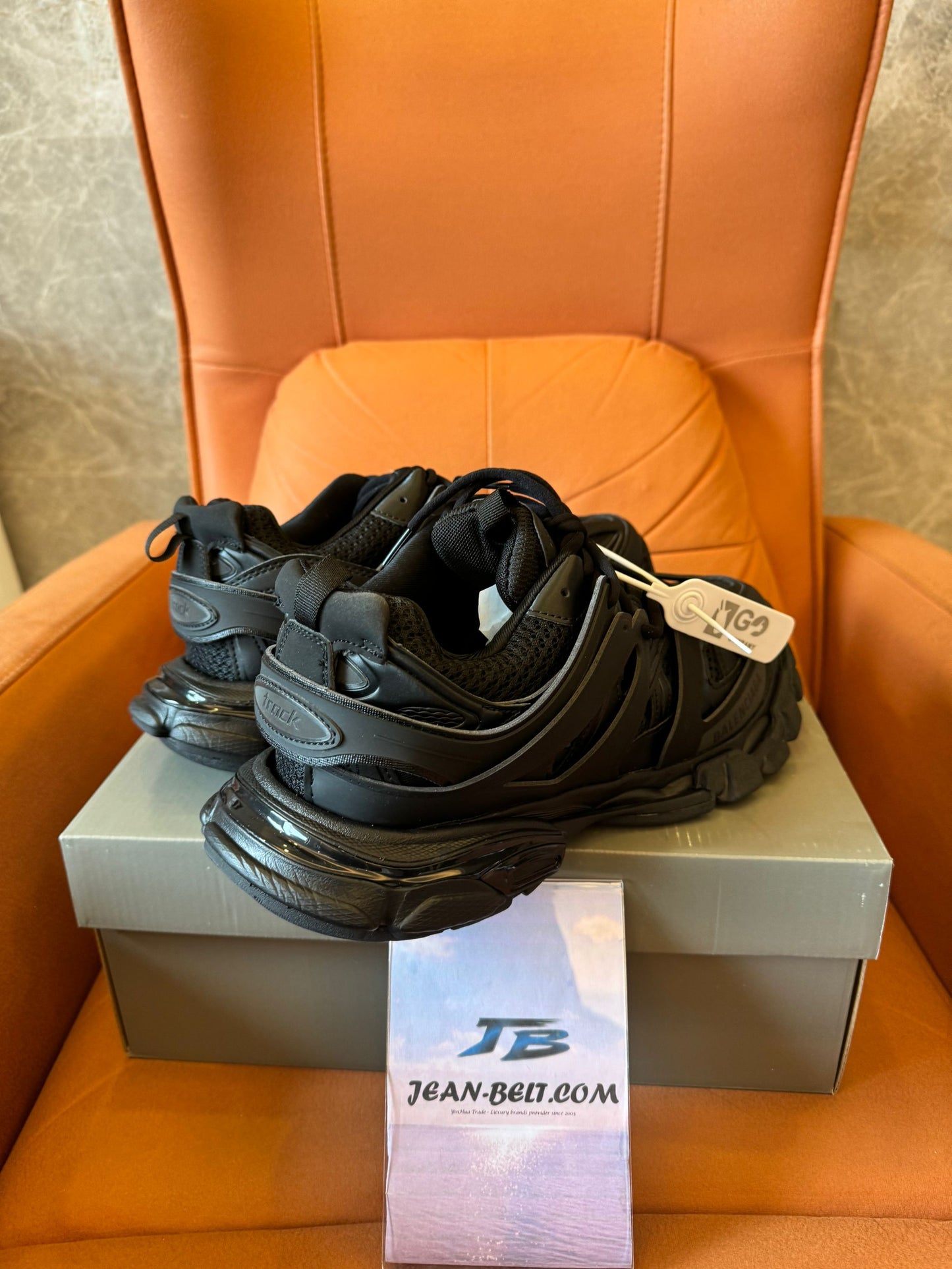 Balenciaga Track 2 All-Black Mesh & Nylon Sneakers