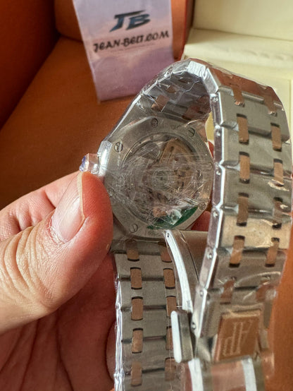 Audemars Piguet Royal Oak silver dial stainless steel & rose gold watch
