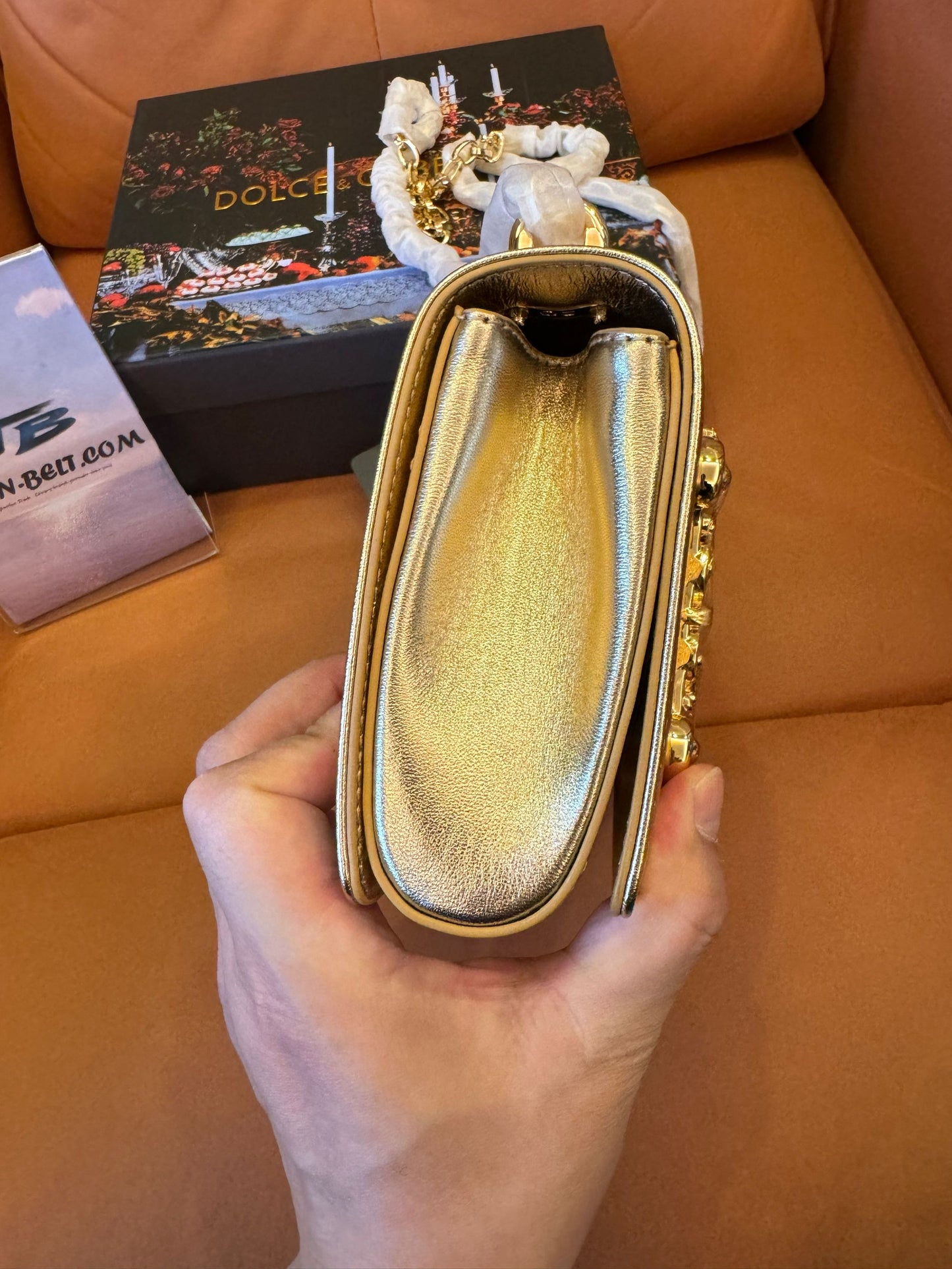Sac bandoulière métallique 'dg girls' Dolce & Gabbana