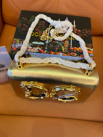 Sac bandoulière métallique 'dg girls' Dolce & Gabbana