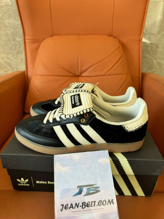 Adidas Originals Wales Bonner Samba Low Sneakers - Black & White