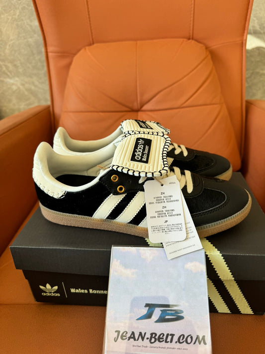 Adidas Originals Wales Bonner Samba Low Sneakers - Black & White