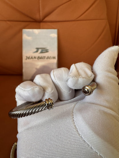 Conjunto de Colar e Pulseira Bvlgari em Prata de Lei