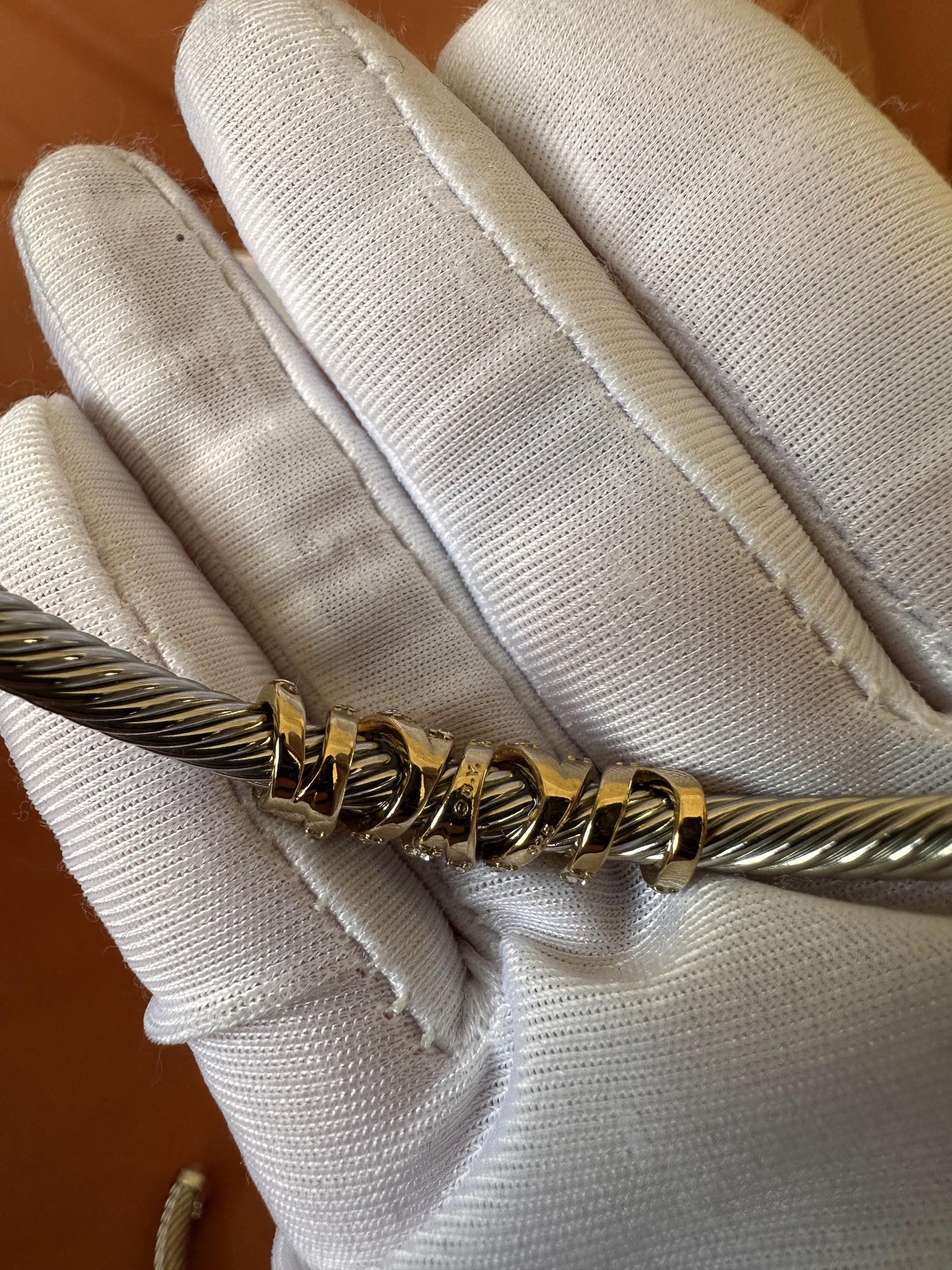 Conjunto de Colar e Pulseira Bvlgari em Prata de Lei