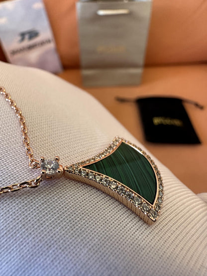 Bvlgari Green Serpenti Viper Necklace
