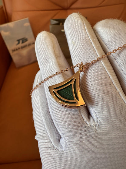 Bvlgari Green Serpenti Viper Necklace